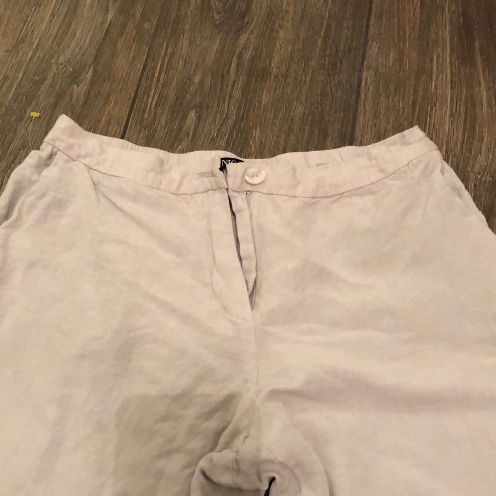 Light grey linen pants